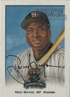 2003 Diamond Kings Recollection Autographs #34 Tony Gwynn 02 DK/9