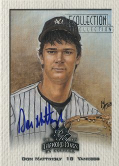 2003 Diamond Kings Recollection Autographs #48 Don Mattingly 02 DK/13