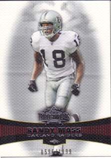 2006 Topps Triple Threads #3 Randy Moss