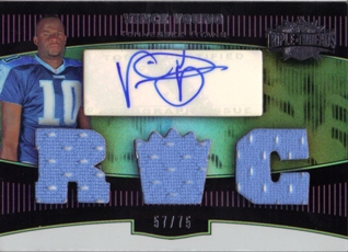 2006 Topps Triple Threads Sepia #101 Vince Young JSY AU