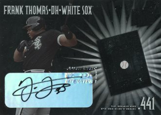 2002 Donruss Best of Fan Club Pure Power Autographs #PP13 Frank Thomas/25
