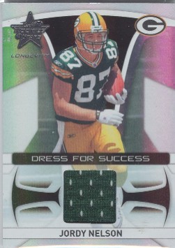 2008 Leaf Rookies and Stars Longevity Dress for Success Jerseys #8 Jordy Nelson