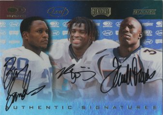 1999 Playoff Sanders/Williams/Davis Promo #1AU Sanders/Williams/Davis AU/50*