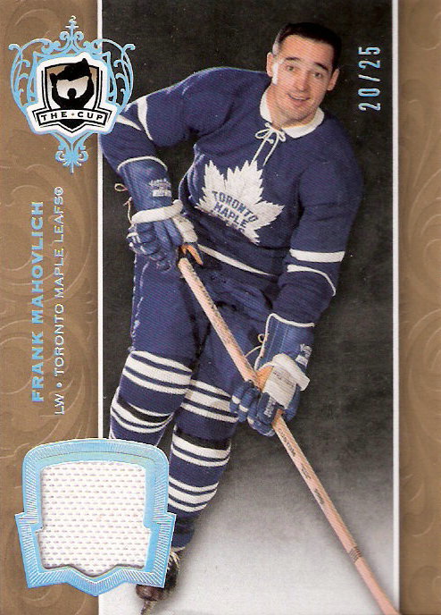 2007-08 The Cup Gold Jerseys #9 Frank Mahovlich