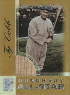 2003 Topps Tribute Perennial All-Star Relics Gold #TC Ty Cobb Bat