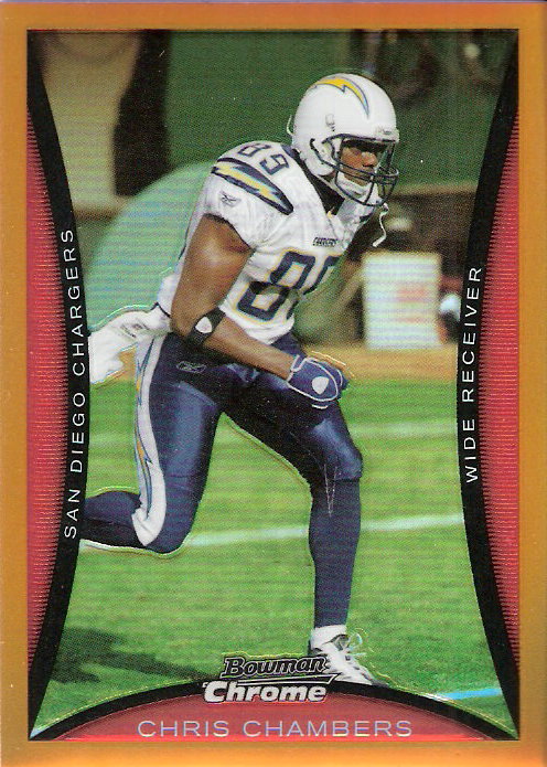 2008 Bowman Chrome Orange Refractors #BC192 Chris Chambers