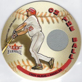 2003 Fleer Hardball On the Ball Game Used #TG Troy Glaus Jsy