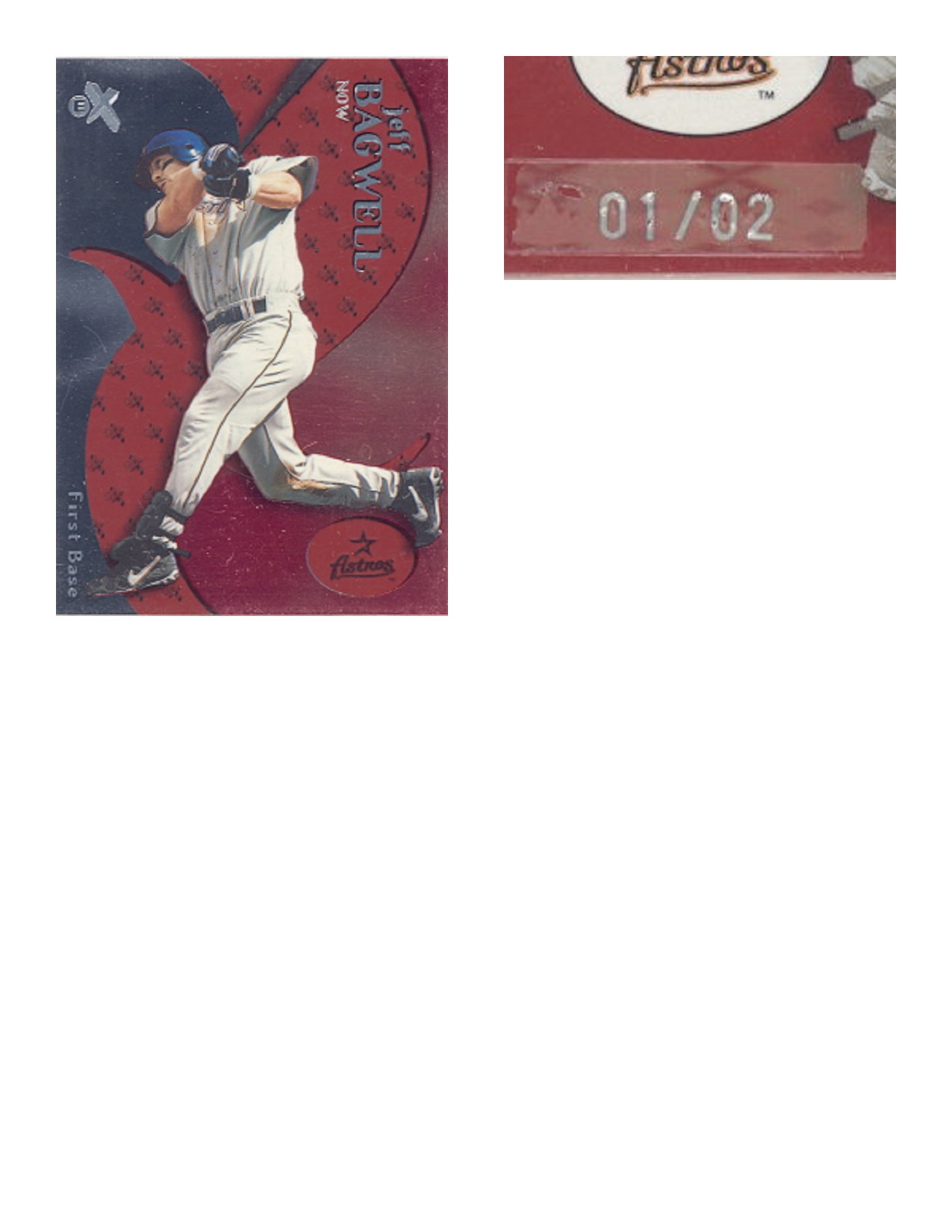 2000 E-X Essential Credentials Now #2 Jeff Bagwell/2