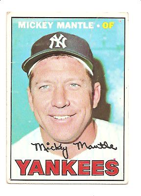 1967 Topps #150 Mickey Mantle front image