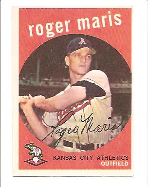 1959 Topps #202 Roger Maris