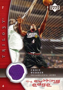 2005-06 Upper Deck Trilogy The Cutting Edge #CW Chris Webber