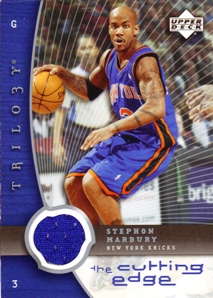 2005-06 Upper Deck Trilogy The Cutting Edge #SM Stephon Marbury
