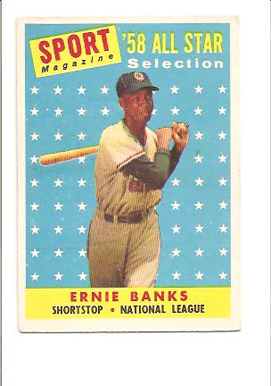 1958 Topps #482 Ernie Banks AS