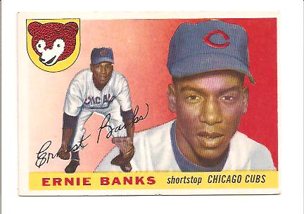 1955 Topps #28 Ernie Banks
