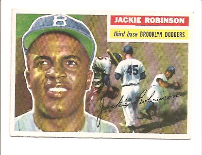 1956 Topps #30 Jackie Robinson DP