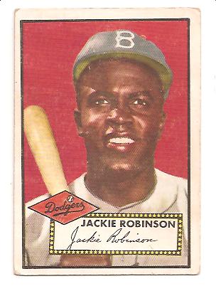 1952 Topps #312 Jackie Robinson DP