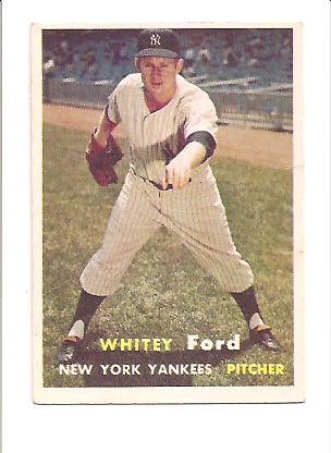 1957 Topps #25 Whitey Ford