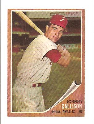 1962 Topps #17 Johnny Callison