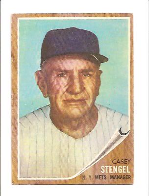 1962 Topps #29 Casey Stengel MG
