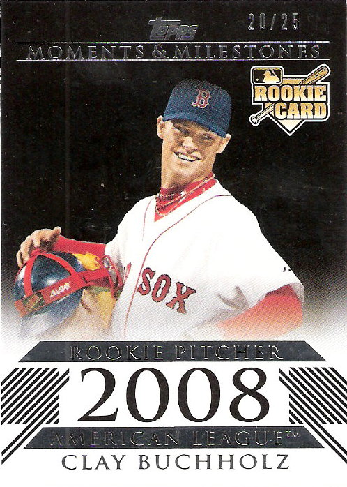 2008 Topps Moments and Milestones Black #153 Clay Buchholz