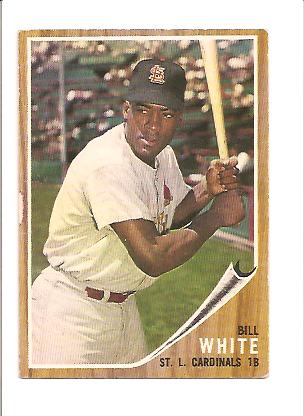 1962 Topps #14 Bill White