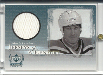 1999-00 Upper Deck Century Legends Jerseys of the Century #JC5 Mario Lemieux