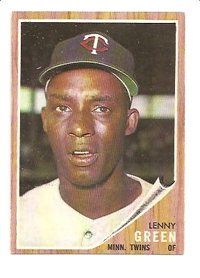 1962 Topps #84 Lenny Green