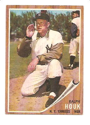 1962 Topps #88 Ralph Houk MG/(Berra in background)