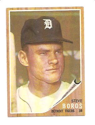 1962 Topps #62 Steve Boros