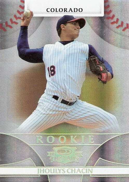 2008 Donruss Threads Century Proof Gold #114 Jhoulys Chacin