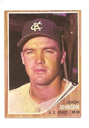 1962 Topps #82 Deron Johnson