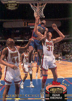 1992-93 Stadium Club Members Only Parallel #204 Isiah Thomas MC