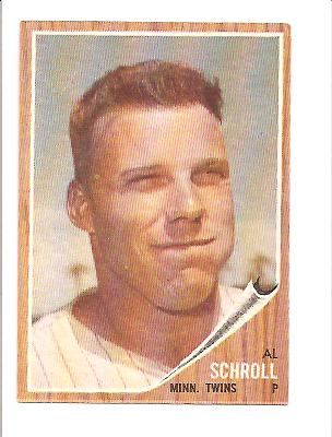 1962 Topps #102 Al Schroll