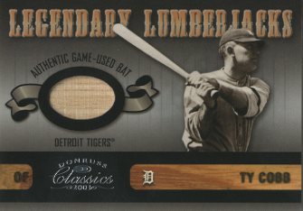 2003 Donruss Classics Legendary Lumberjacks #25 Ty Cobb/25
