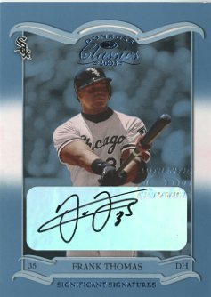 2003 Donruss Classics Significant Signatures #33 Frank Thomas/5