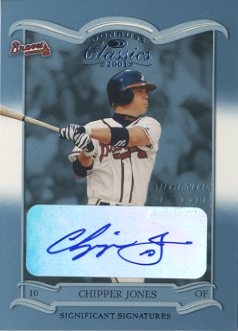2003 Donruss Classics Significant Signatures #40 Chipper Jones/5