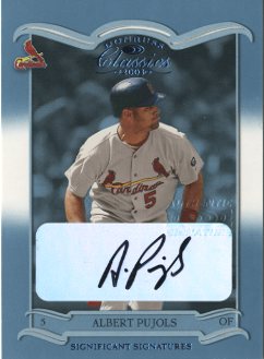 2003 Donruss Classics Significant Signatures #50 Albert Pujols/10