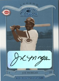 2003 Donruss Classics Significant Signatures #115 Joe Morgan LGD/5