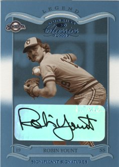 2003 Donruss Classics Significant Signatures #124 Robin Yount LGD/5