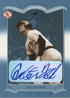 2003 Donruss Classics Significant Signatures #141 Carlton Fisk LGD/5