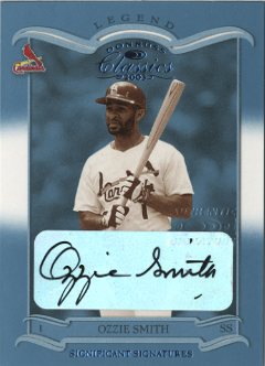 2003 Donruss Classics Significant Signatures #146 Ozzie Smith LGD/5