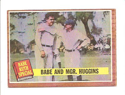 1962 Topps #137 Babe Ruth Special 3/Babe with Mgr. Huggins