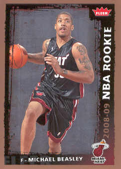 2008-09 Fleer #202 Michael Beasley RC