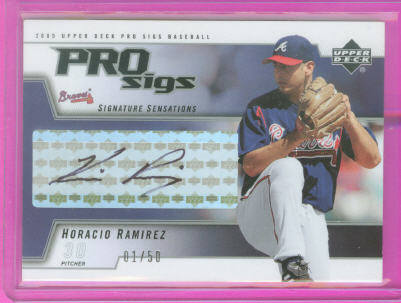 2005 Upper Deck Pro Sigs Signature Sensations Silver #HR Horacio Ramirez