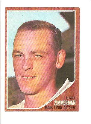 1962 Topps #222 Jerry Zimmerman