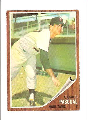 1962 Topps #230 Camilo Pascual