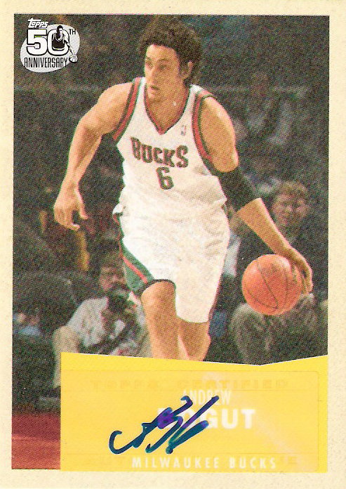 2007-08 Topps 1957-58 Variations Autographs #27 Andrew Bogut C