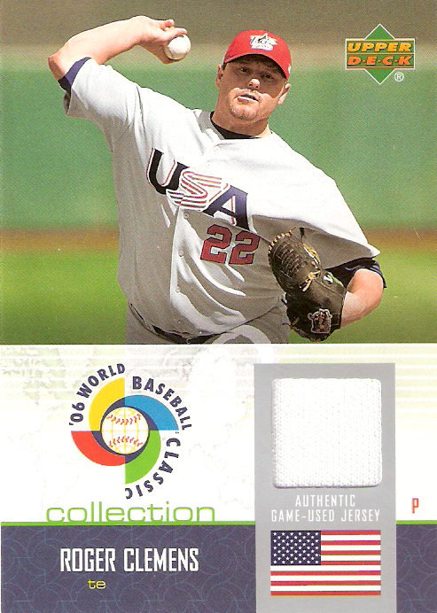 2006 Upper Deck WBC Collection Jersey #RC Roger Clemens