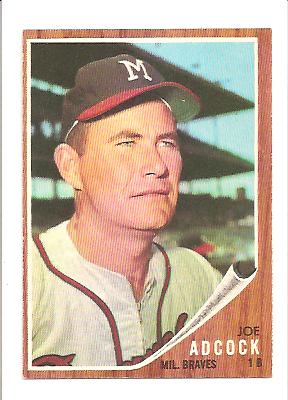 1962 Topps #265 Joe Adcock