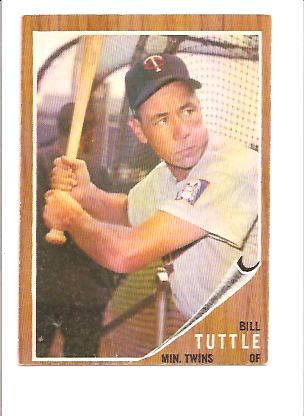 1962 Topps #298 Bill Tuttle